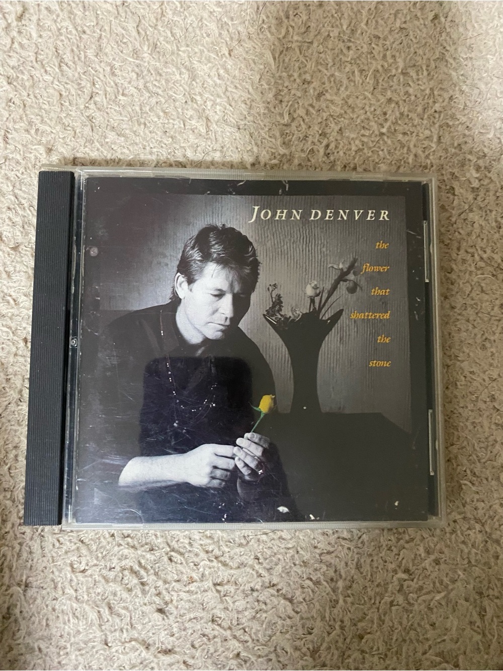 John Denver CD - The Flower That Shattered the Stone - Black & Yellow Cover